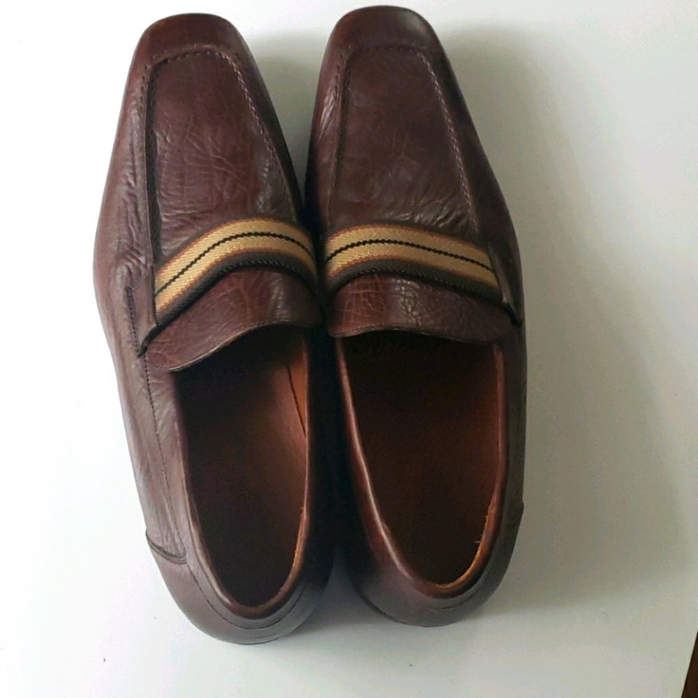 E. T. Wright Brown Leather Comfortable Loafers - image 5